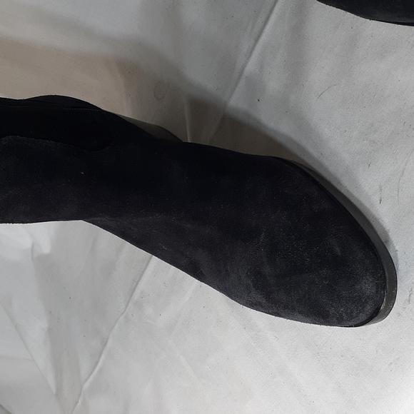 Prada black suede leather heeled boots size 37 size 7 - Picture 5 of 13